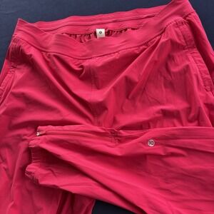 Lululemon Break a Trail Pants Women's 14 Raspberry Pink Lightweight Joggers